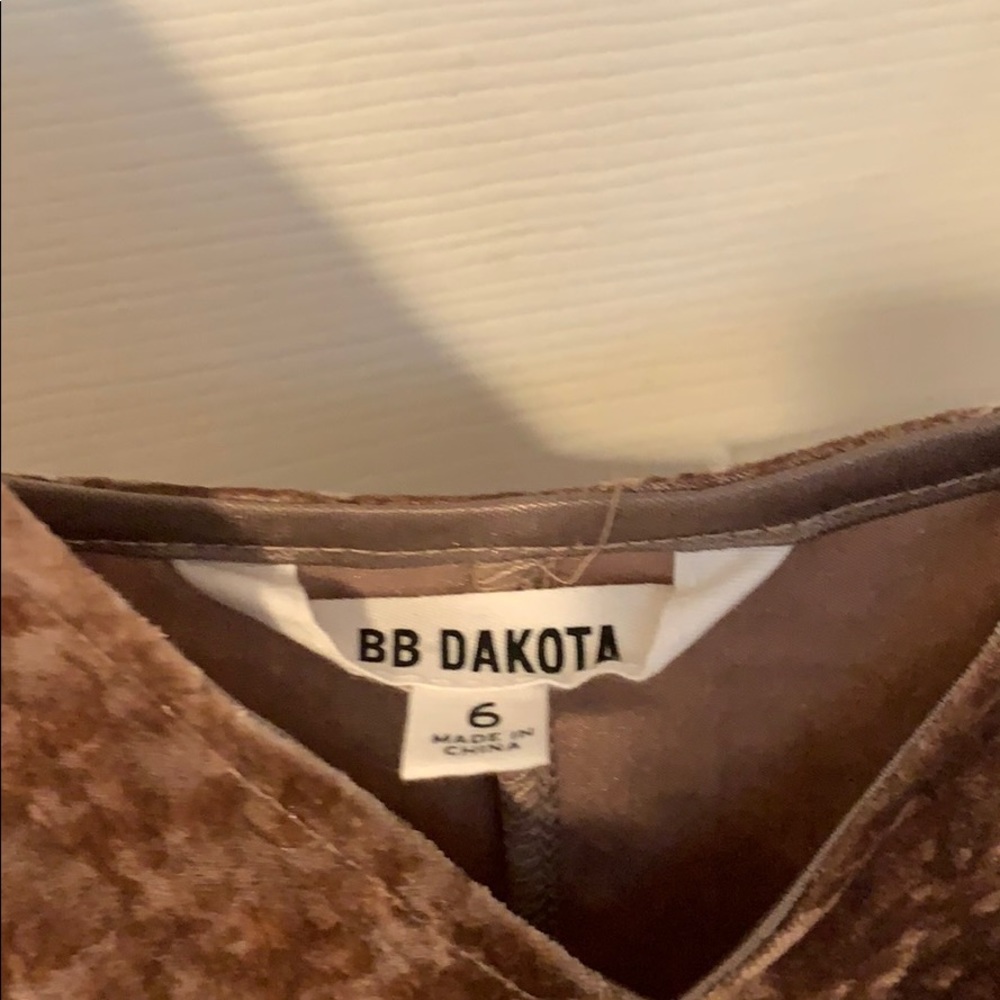 Bb Dakota Crushed Velvet Pink Jumpsuit Cassandra - Picture 9 of 9